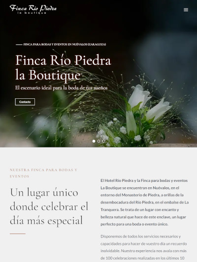 Diseño de web para bodas en Zaragoza